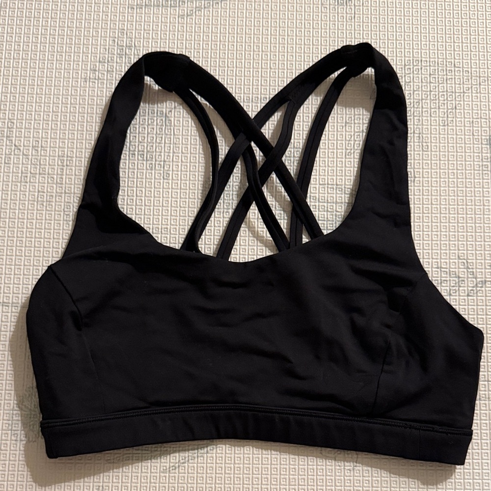 Lululemon Black Strappy Sports Bra - Women Intimates & Sleepwear